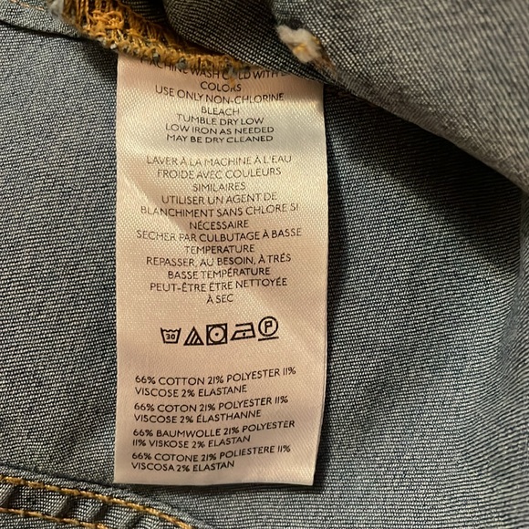 NWT FREE PEOPLE CRVY DENIM ROMPER - Picture 7 of 7